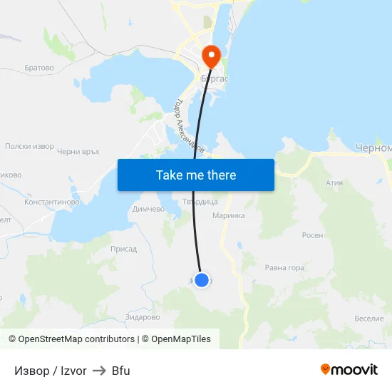 Izvor to BFU map