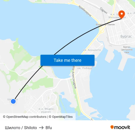 Shiloto to BFU map