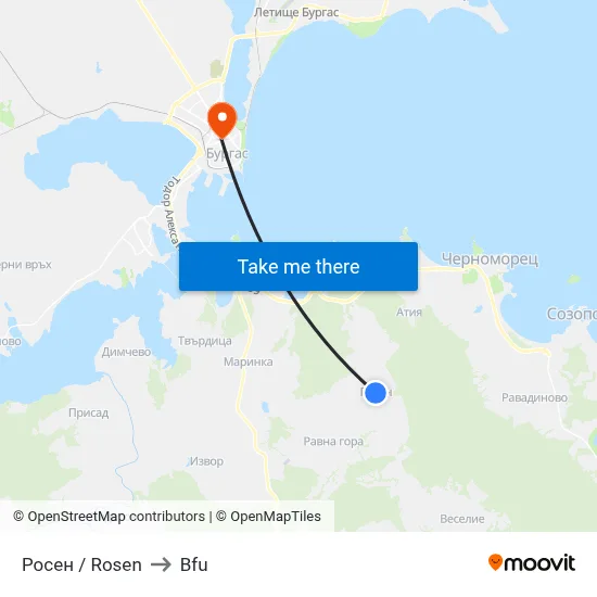 Rosen to BFU map