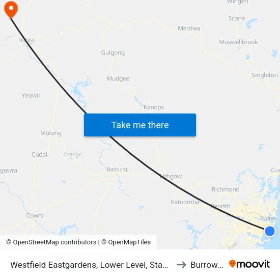 Westfield Eastgardens, Lower Level, Stand B to Burroway map