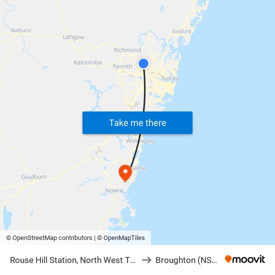 Rouse Hill Station, North West Twy to Broughton (NSW) map