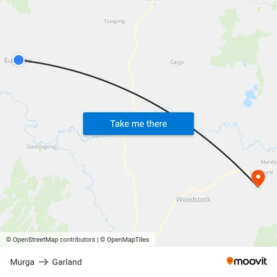 Murga to Garland map