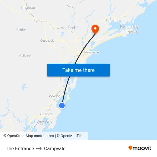 The Entrance to Campvale map