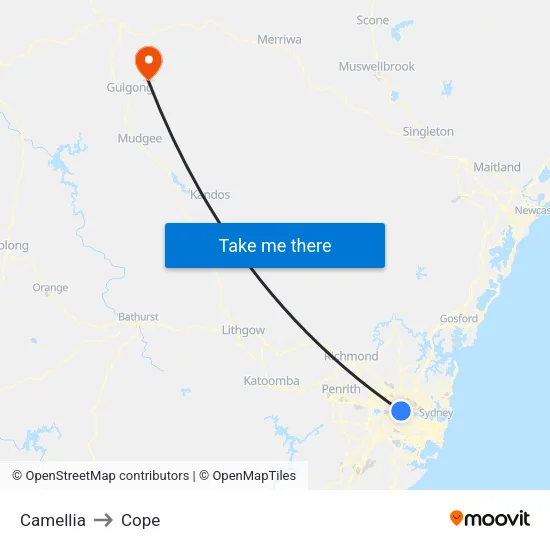 Camellia to Cope map