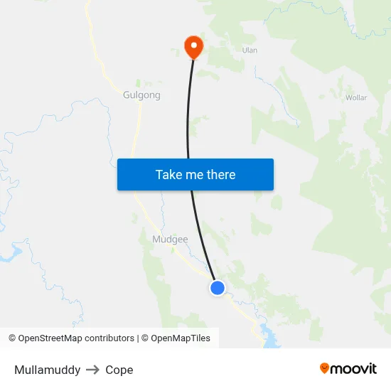 Mullamuddy to Cope map