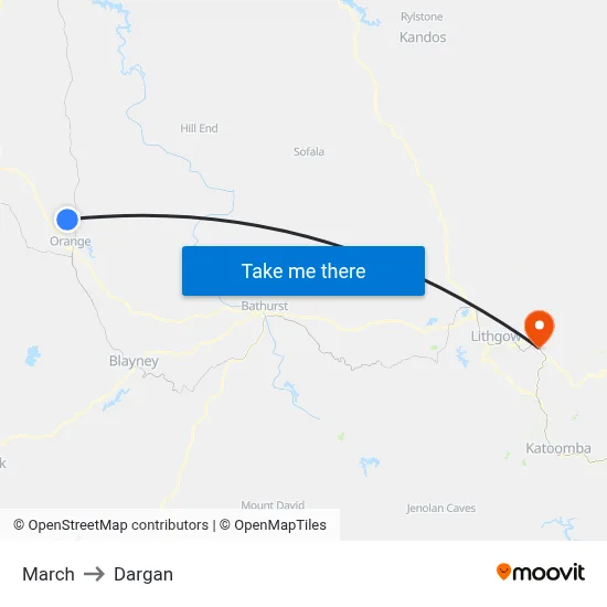 March to Dargan map