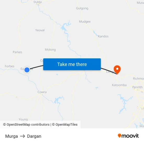 Murga to Dargan map