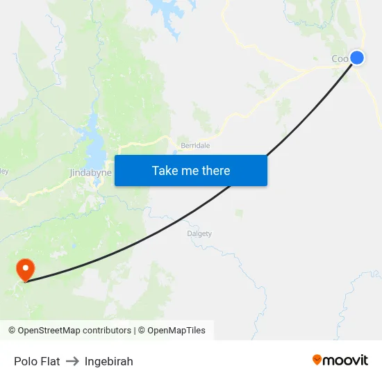 Polo Flat to Ingebirah map