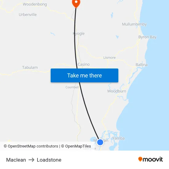 Maclean to Loadstone map