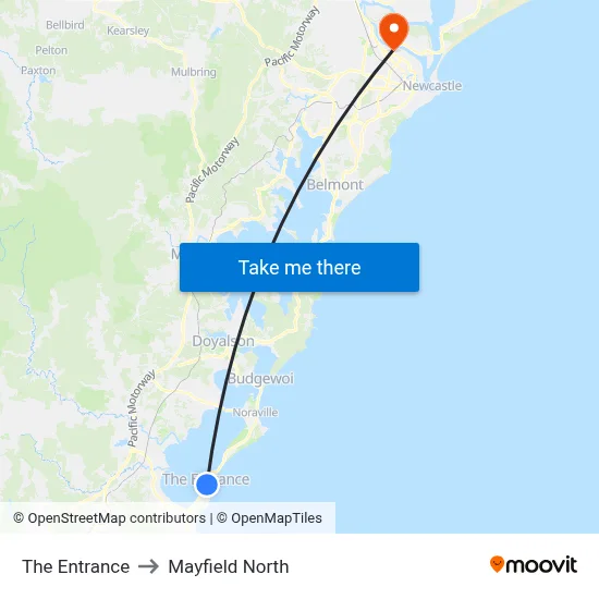 The Entrance to Mayfield North map