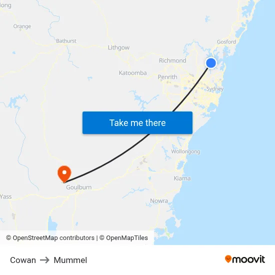 Cowan to Mummel map
