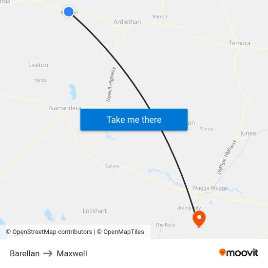 Barellan to Maxwell map