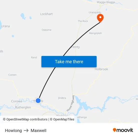 Howlong to Maxwell map