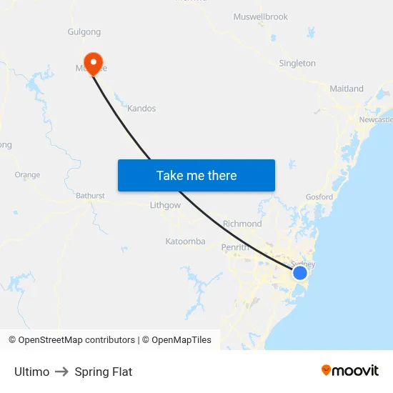Ultimo to Spring Flat map