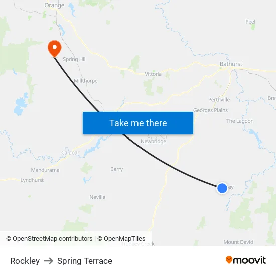 Rockley to Spring Terrace map