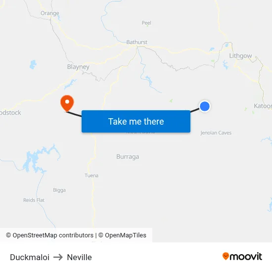 Duckmaloi to Neville map