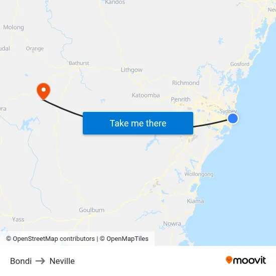 Bondi to Neville map