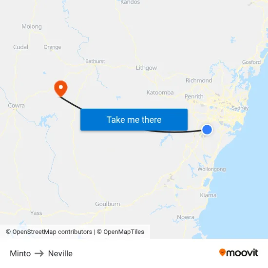 Minto to Neville map