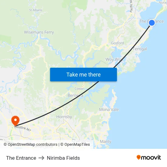 The Entrance to Nirimba Fields map
