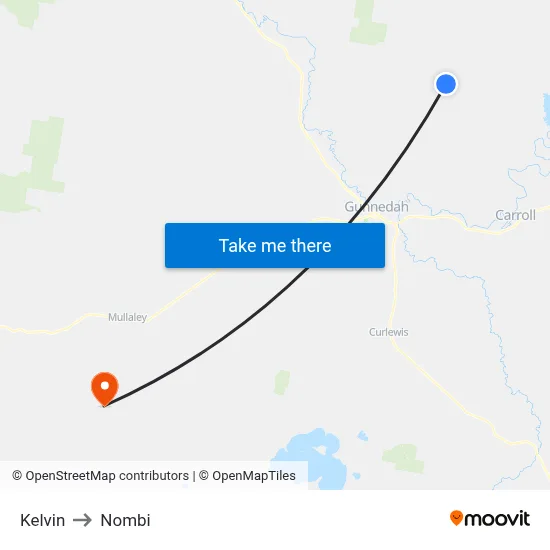 Kelvin to Nombi map
