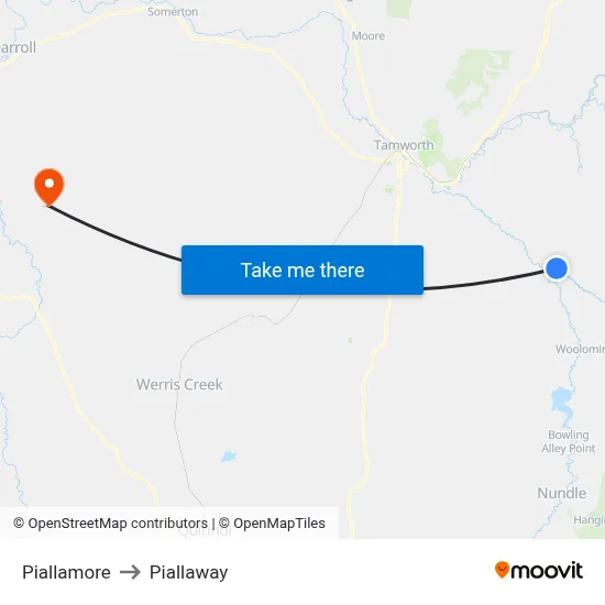 Piallamore to Piallaway map