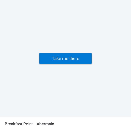 Breakfast Point to Abermain map