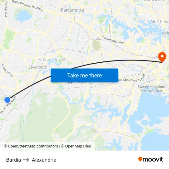 Bardia to Alexandria map