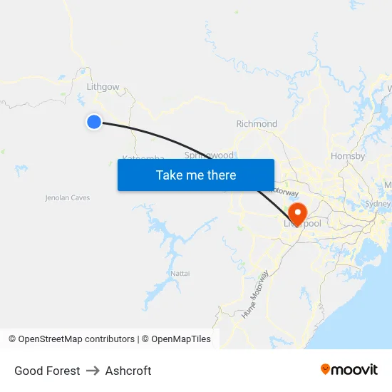 Good Forest to Ashcroft map