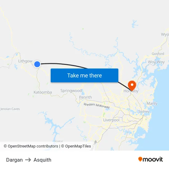Dargan to Asquith map