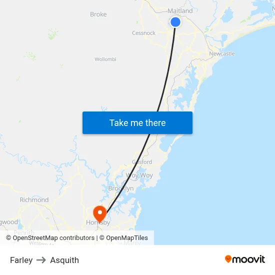 Farley to Asquith map