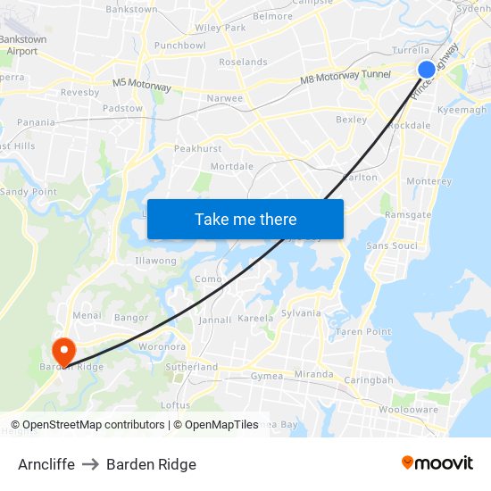 Arncliffe to Barden Ridge map