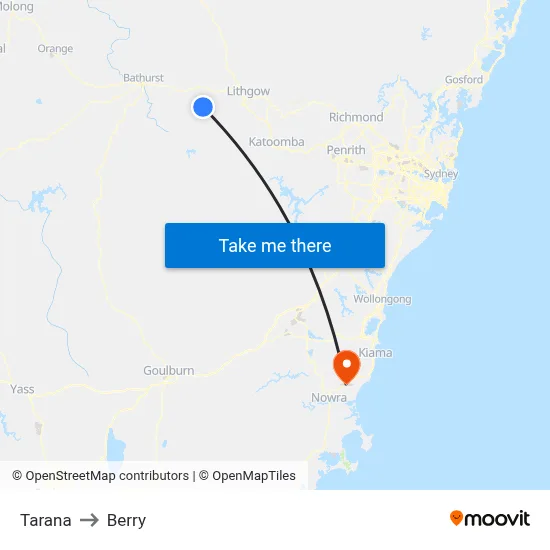 Tarana to Berry map
