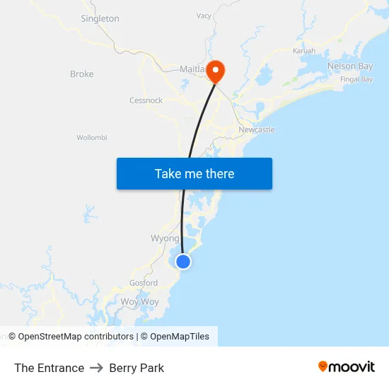 The Entrance to Berry Park map