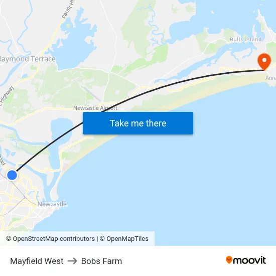 Mayfield West to Bobs Farm map
