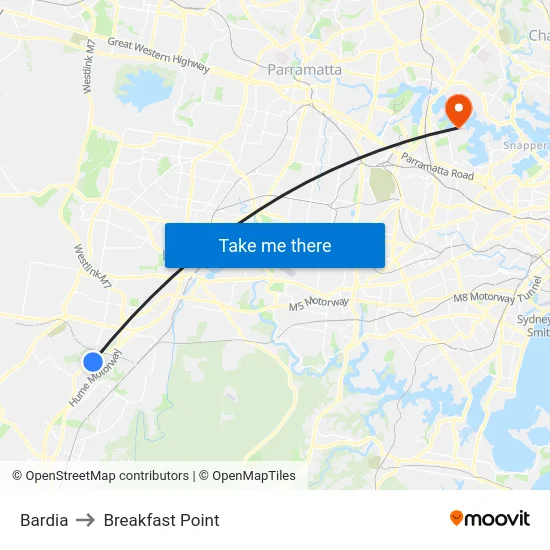 Bardia to Breakfast Point map