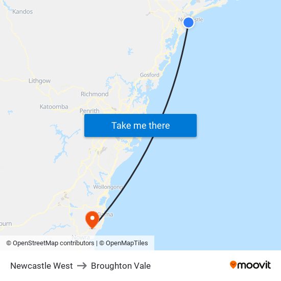 Newcastle West to Broughton Vale map