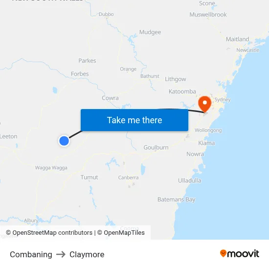 Combaning to Claymore map