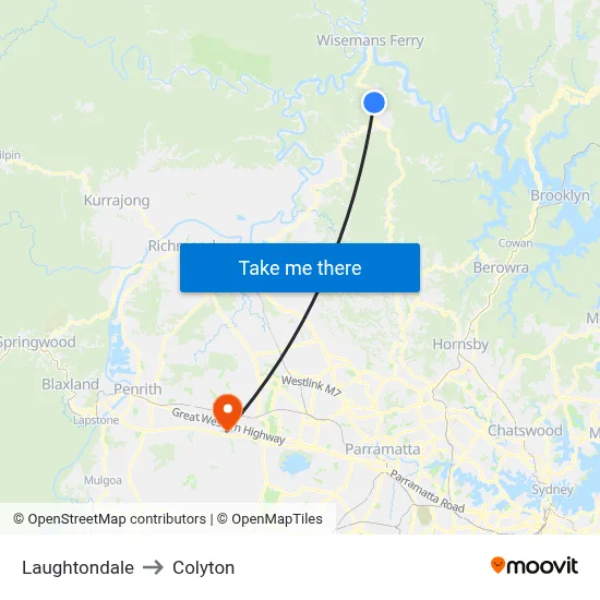 Laughtondale to Colyton map