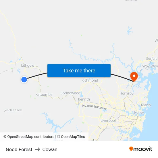Good Forest to Cowan map