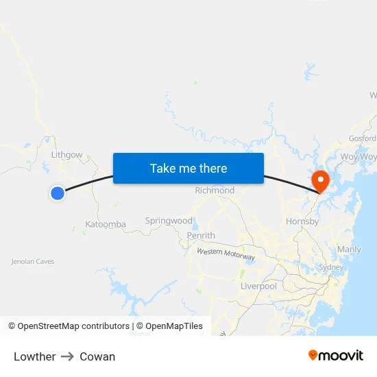 Lowther to Cowan map