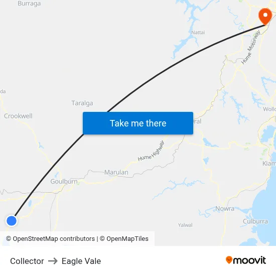 Collector to Eagle Vale map