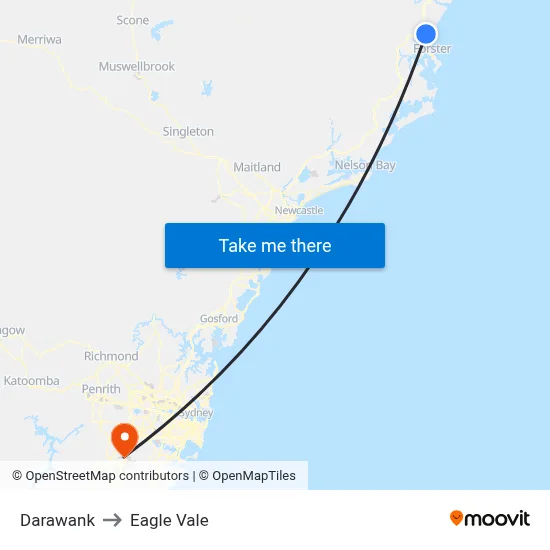 Darawank to Eagle Vale map