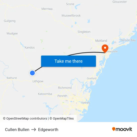 Cullen Bullen to Edgeworth map