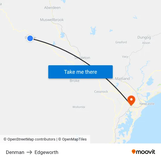Denman to Edgeworth map