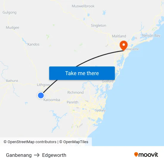Ganbenang to Edgeworth map