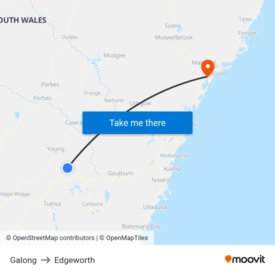 Galong to Edgeworth map
