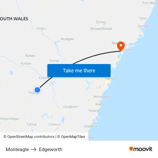 Monteagle to Edgeworth map