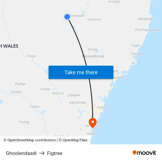 Ghoolendaadi to Figtree map
