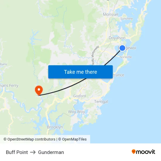 Buff Point to Gunderman map