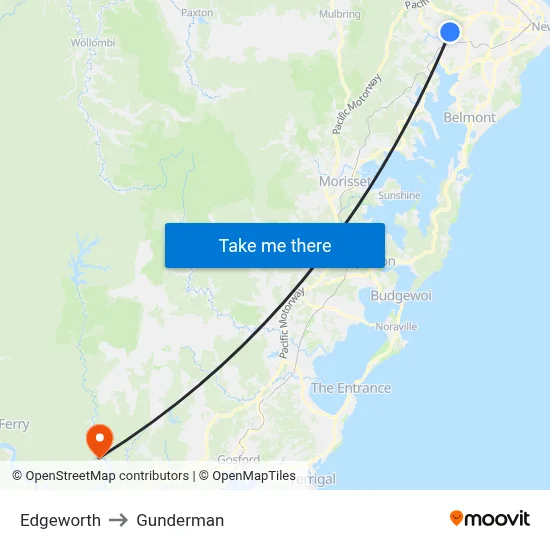 Edgeworth to Gunderman map